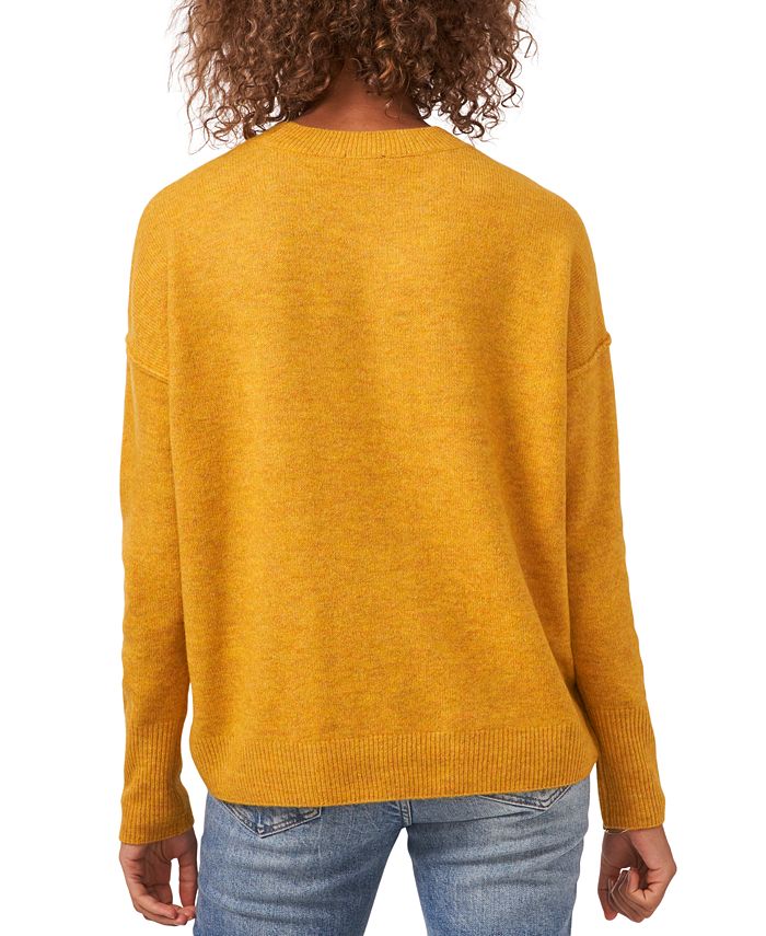 Vince Camuto Long Sleeve Extend Shoulder Sweater & Reviews Women Macy's