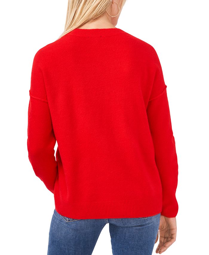 Vince Camuto Long Sleeve Extend Shoulder Sweater & Reviews - Sweaters ...