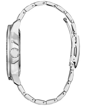 Citizen - Men's Sport Silver-Tone Stainless Steel Bracelet Watch 45mm