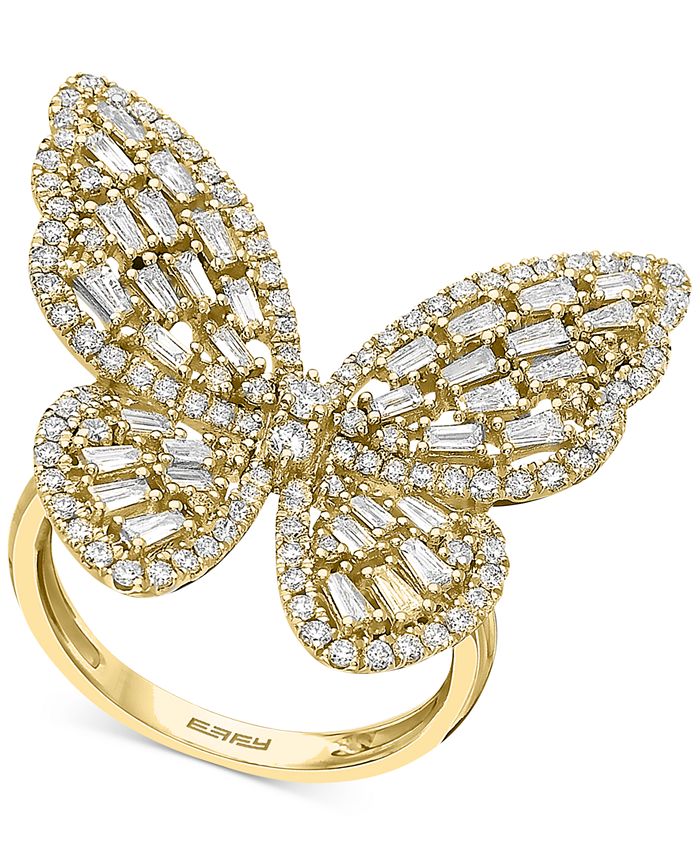 EFFY Collection EFFY Diamond Butterfly Ring 1 3 8 ct. t.w. in