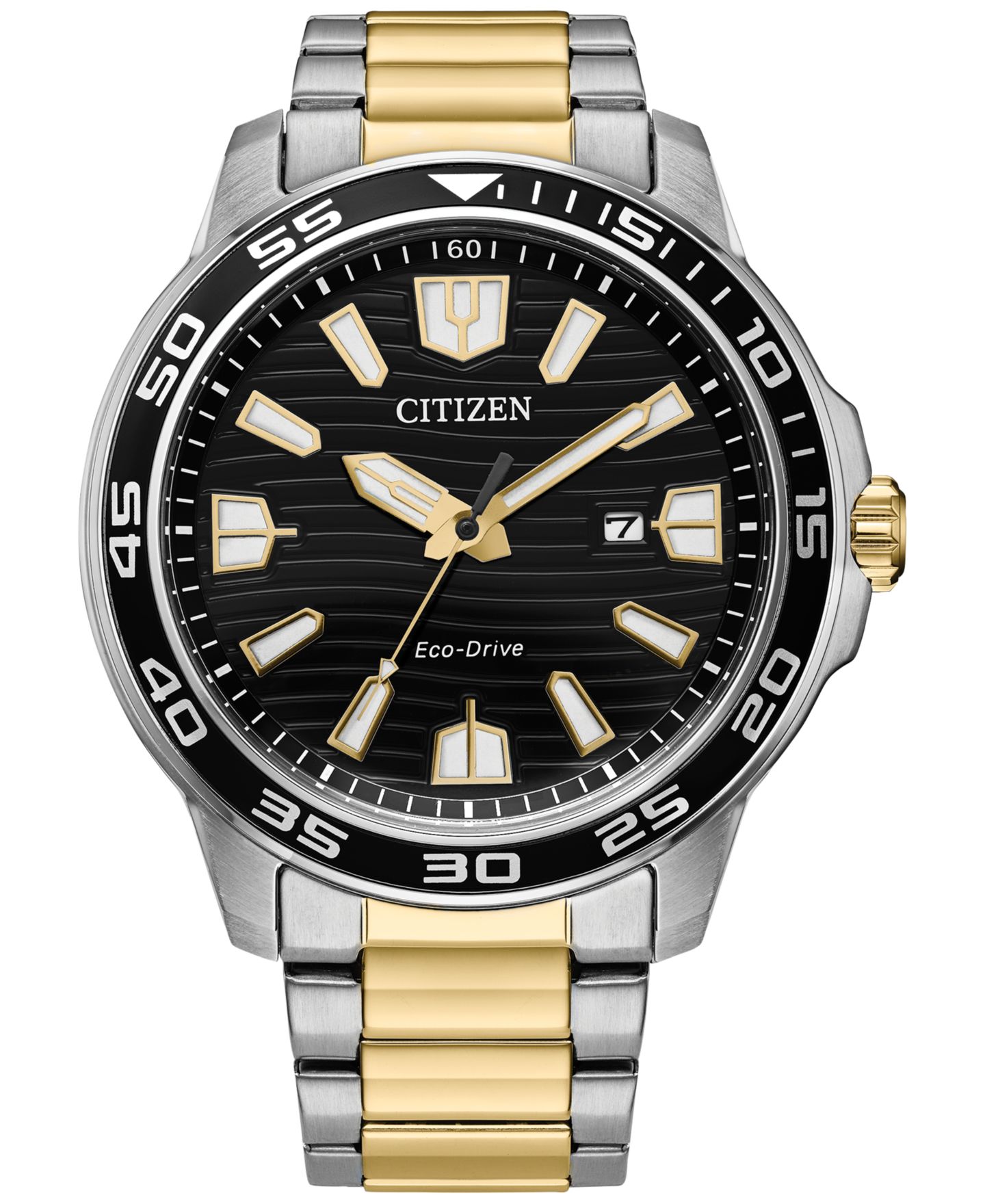 Мужские часы Citizen Sport Two-Tone Stainless Steel Bracelet Watch 45mm — фото 1