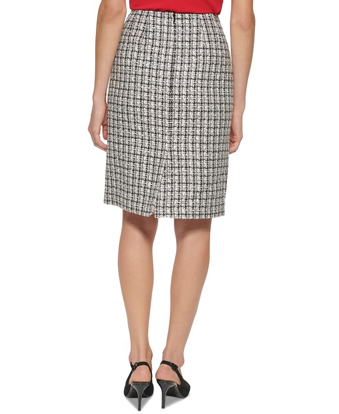 Calvin Klein Tweed Pencil Skirt & Reviews - Skirts - Women - Macy's