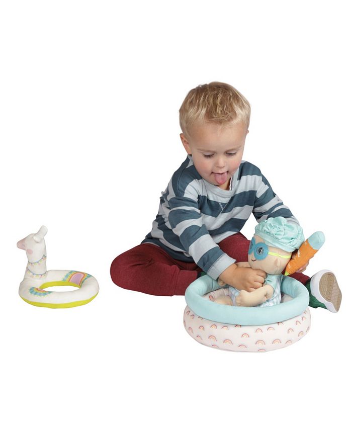 Manhattan Toy Company Stella Collection Baby Doll Pool Play Set, 4