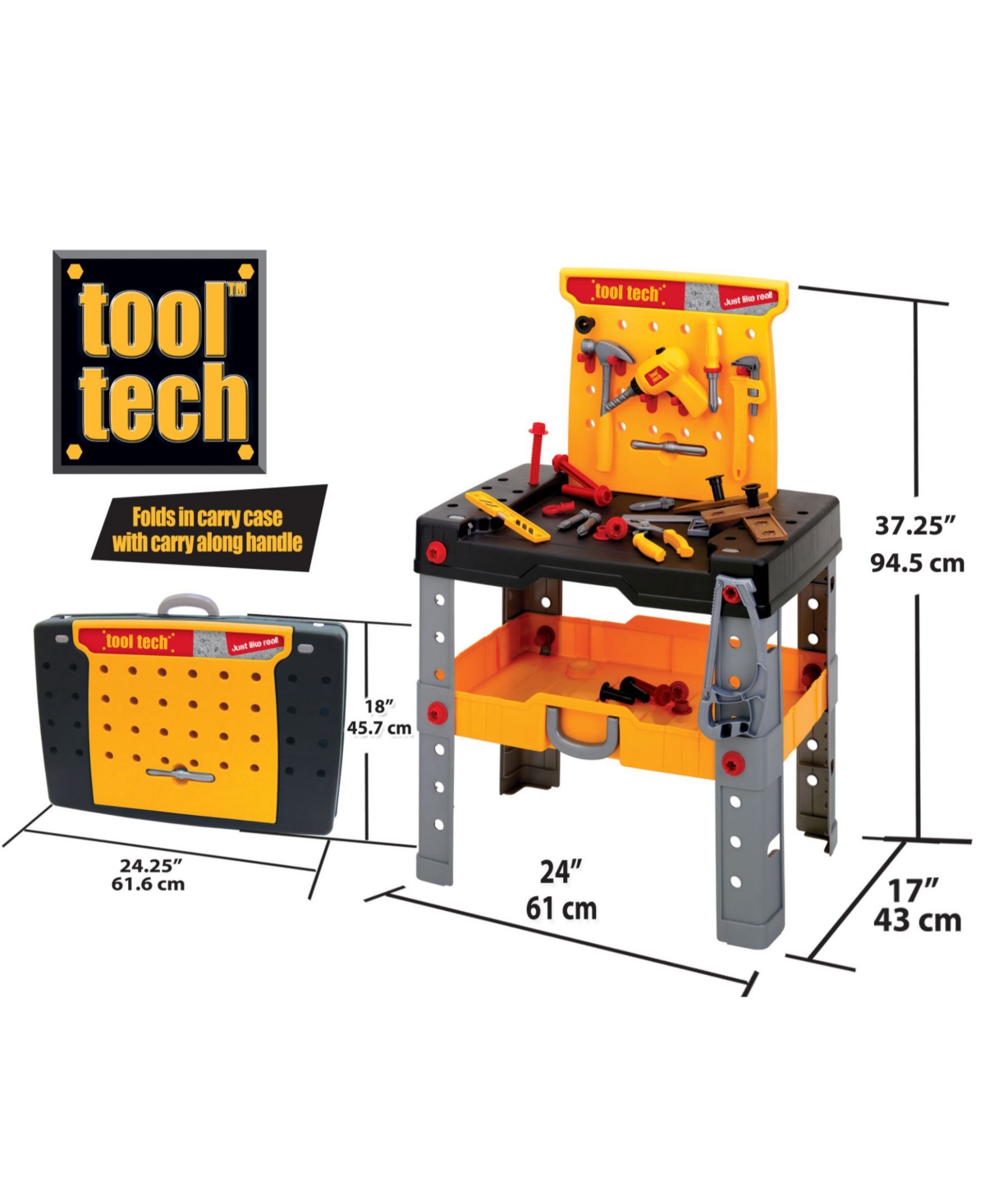 Shop Redbox Tool Tech Take-along Work Bench Play Set With Tools, 53 Piece In Multi