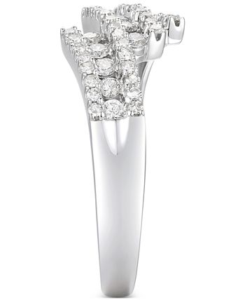Macy's - Diamond Statement Ring (1/2 ct. t.w.) in 14k White Gold