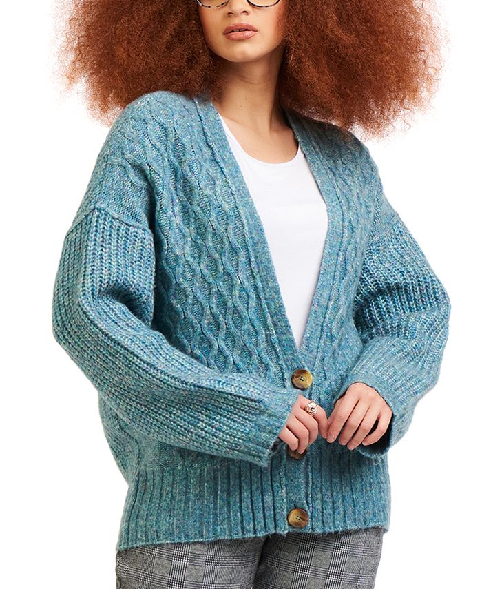 Black Tape CableKnit Cardigan Macy's