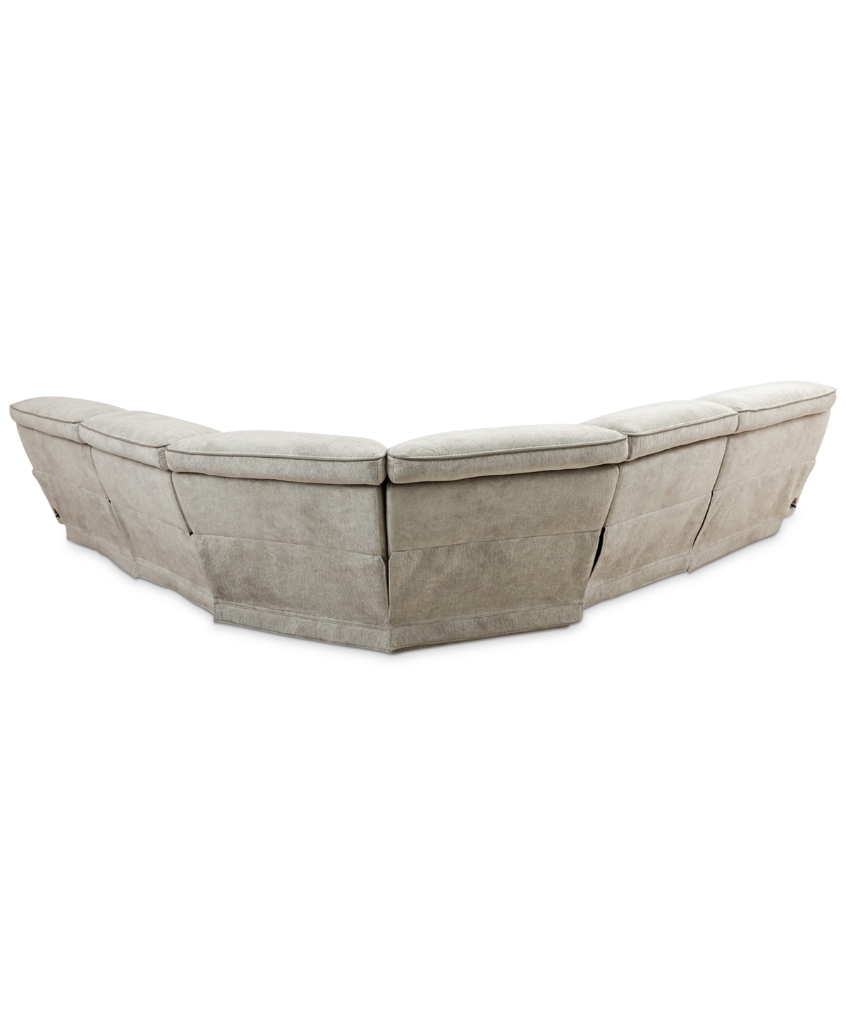 Sebaston 5-Pc. Fabric Sectional with 3 Power Motion Recliners, Created for Macy's