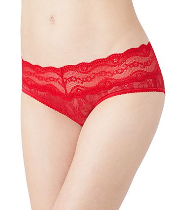 U.S. Polo Assn. Women's Lace Hipster Panties, 3 Pack