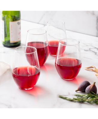 Luminarc Concerto 19oz Stemless Wine Glasses, Set of 4