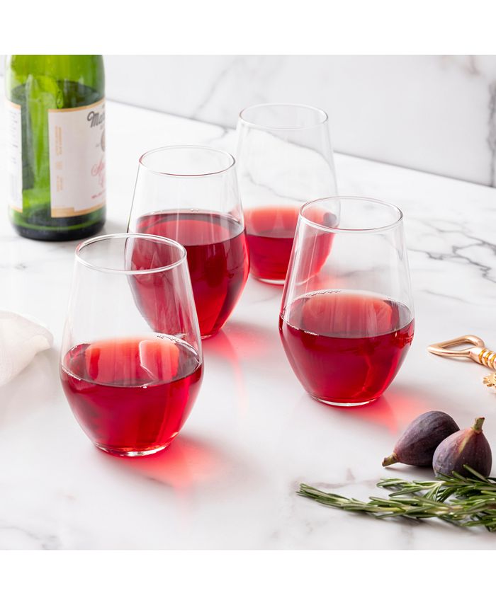 Luminarc Concerto 19oz Stemless Wine Glasses, Set of 4 Macy's