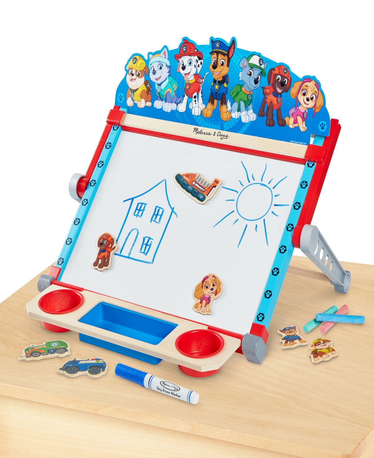 Melissa & Doug Paw Patrol Tabletop Art Center In Multi
