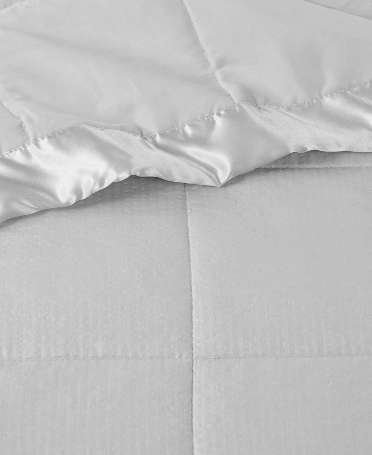 Madison Park Cambria Oversized Down Alternative Blanket with Satin Trim,