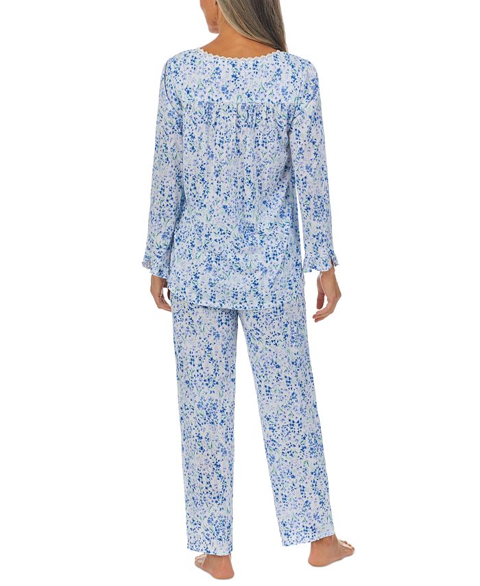 Eileen West LaceTrim JerseyKnit Pajama Set Macy's
