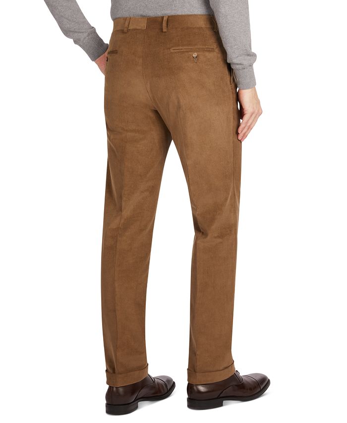 Lauren Ralph Lauren Men's Classic/Regular Fit Corduroy Double Reverse Pleated Dress Pants