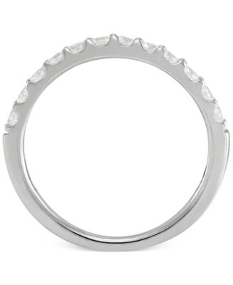 Sterling Silver Ring Set, Cubic Zirconia Bridal Ring and Band Set (8 ct. t.w.) 