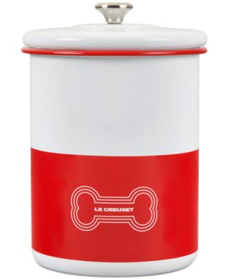4.25 Quart Enamel on Steel Pet Treat Jar with Lid