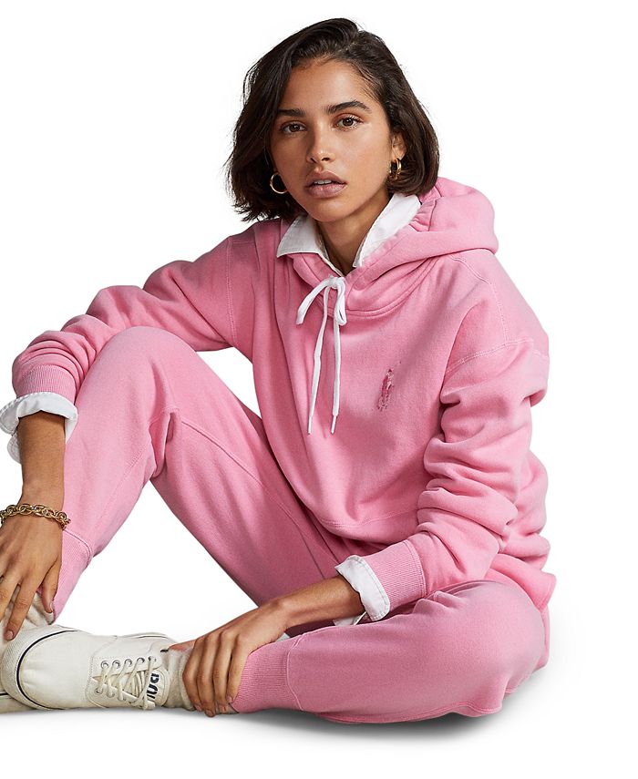 Buy Polo Ralph Lauren Women Pink Fleece Athletic Pant Online - 861508