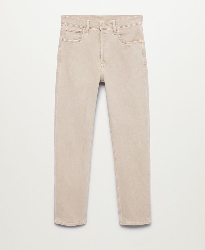MANGO Women's Ankle Length Straight Fit Jeans Macy's