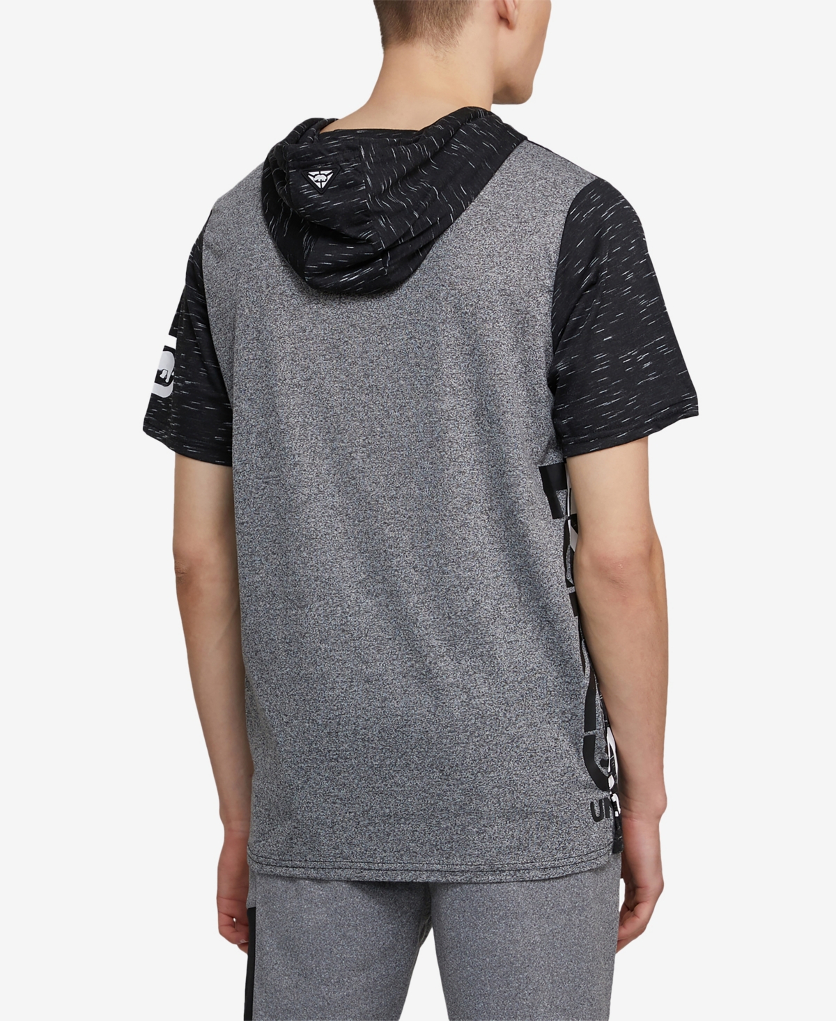 Ecko Unltd Men's Short Sleeve Side Car Hoodie