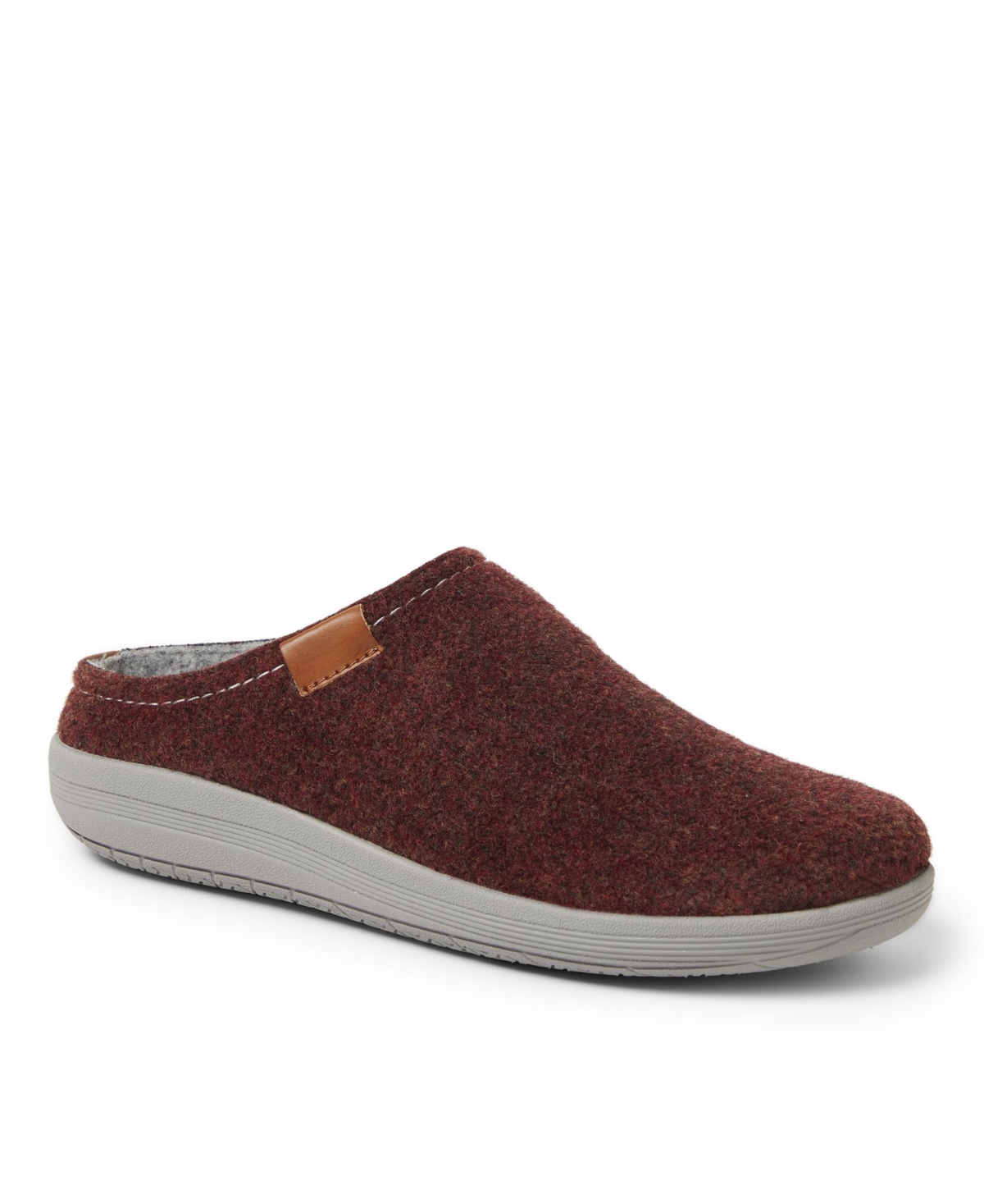 Dearfoams Women's Gianna Oblique Toe Mule House Shoe