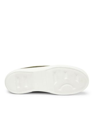 Dearfoams Women's Sport Foam Elastic Lace Slip-On Sneaker
