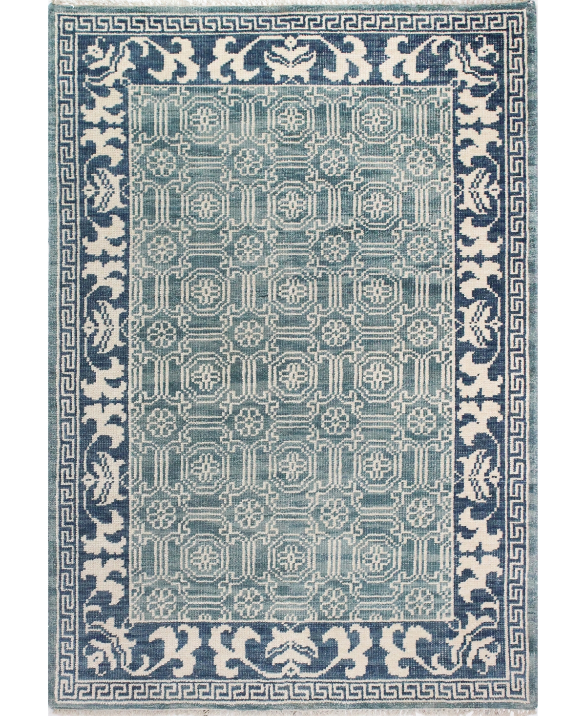 Bb Rugs Carah AR104 3' 6in x 5' 6in Area Rug - Teal