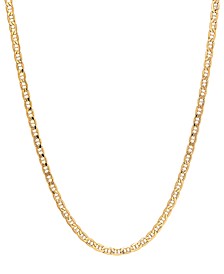 22" Mariner Link Chain Necklace (4mm) in 14k Gold 