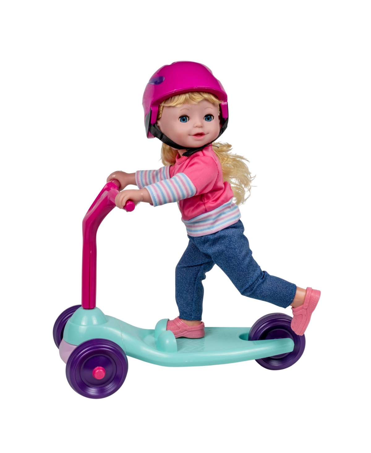 Toddler Baby Doll with Scooter