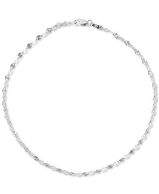 Macy's - Textured Disc Ankle Bracelet