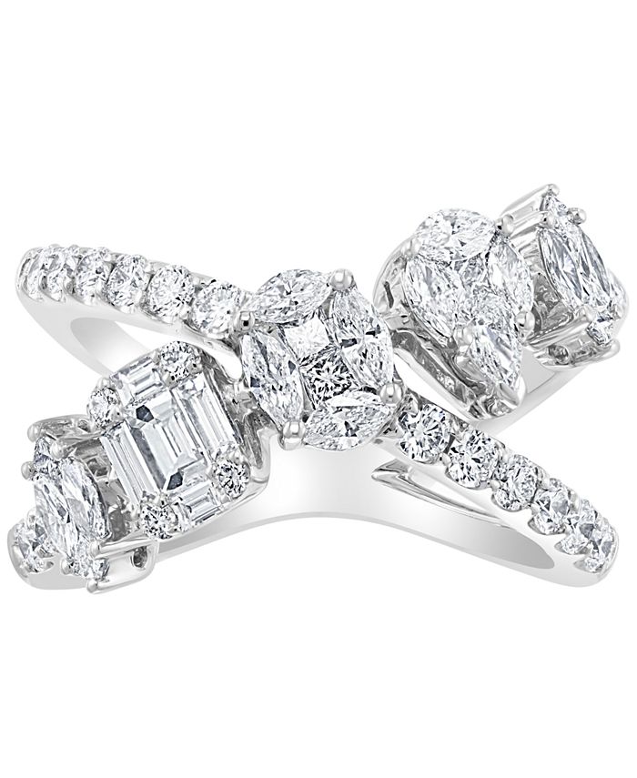 Effy crossover shop diamond ring