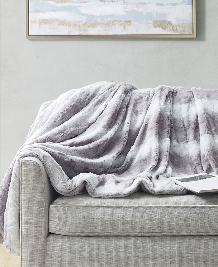 Beautyrest CLOSEOUT! Zuri FauxFur Weighted Blanket, 18lbs Macy's