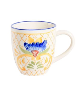 Tierra Tile Hand-Painted 4 Piece Mug Set