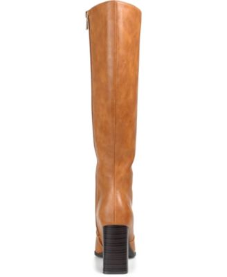 Women's Karima Block Heel Knee High Boots