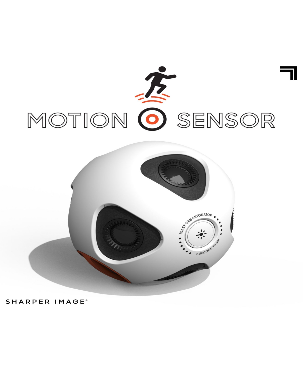 Sharper Image Motion Detecting Laser Grenade In White