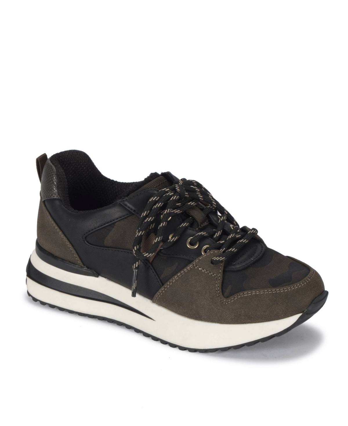 Women's Cabriole Lace Up Sneakers - Army