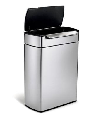 48 Liter Touch Bar Recycling Kitchen Trash Can