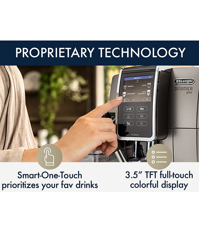 De'Longhi Dinamica Plus Fully Automatic Espresso Machine Macy's