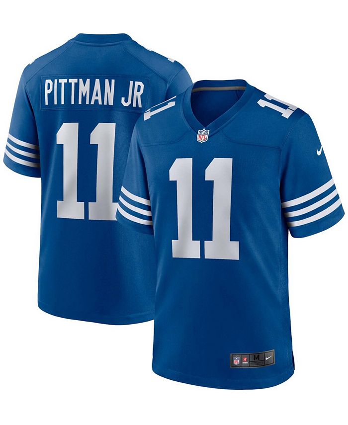 Nike Men's Michael Pittman Jr. Royal Indianapolis Colts Alternate Game  Jersey - Macy's