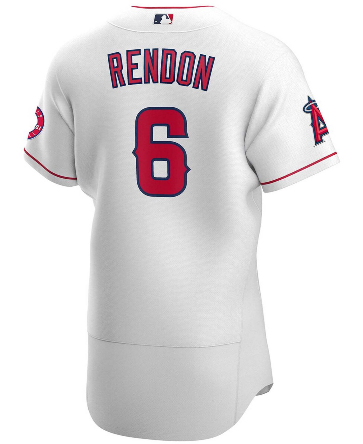 Мужской топ Nike Anthony Rendon White Los Angeles Angels Authentic Player Jersey — фото 2