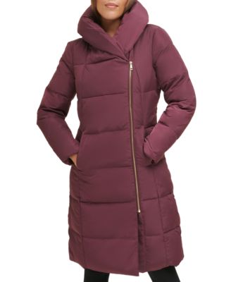 pillow collar puffer coat