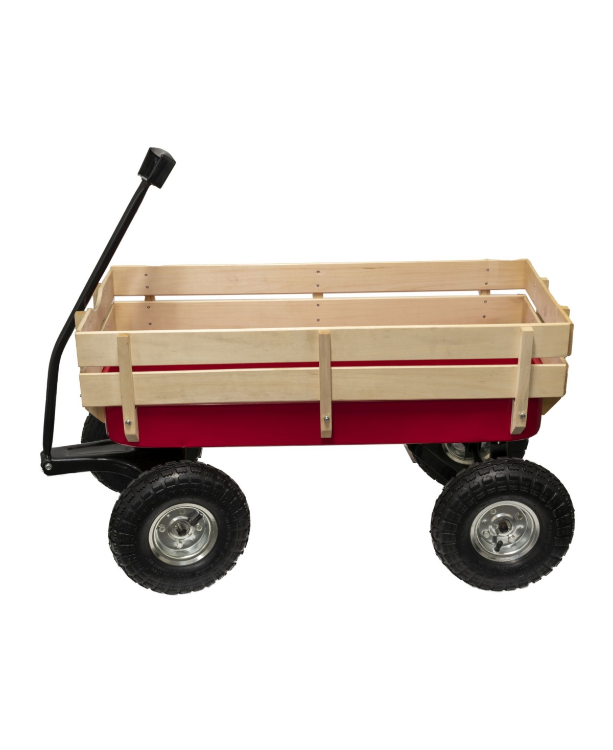 Synergistic Industrial Kids' Children's Side Rail Wagon In Red