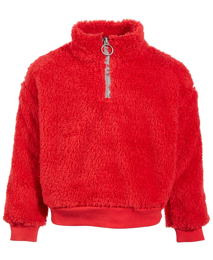 Girls 2024 sherpa pullover