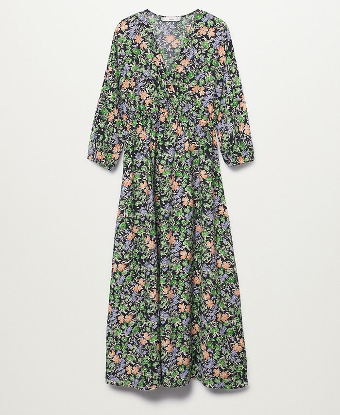 MANGO Women's Floral Print Dress - Macy's