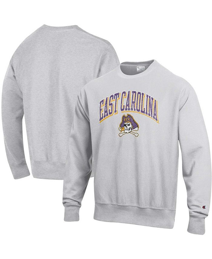 Men's Champion Gray ECU Pirates Football Jersey T-Shirt