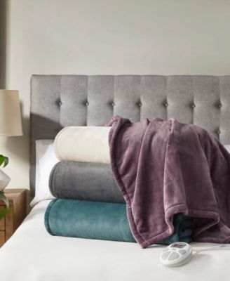 Serta Electric Plush Blanket, King