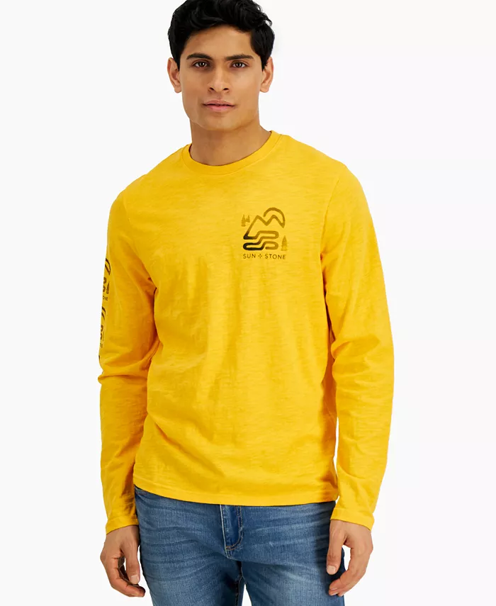 Men's Outfitters Logo Graphic Long-Sleeve T-Shirt