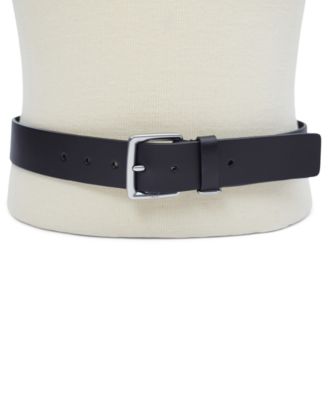 Men's Leather Belt with Keeper Ring