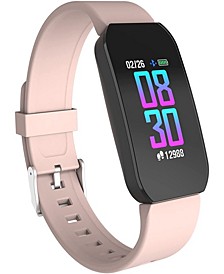Unisex Blush Silicone Strap Active Smartwatch 44mm