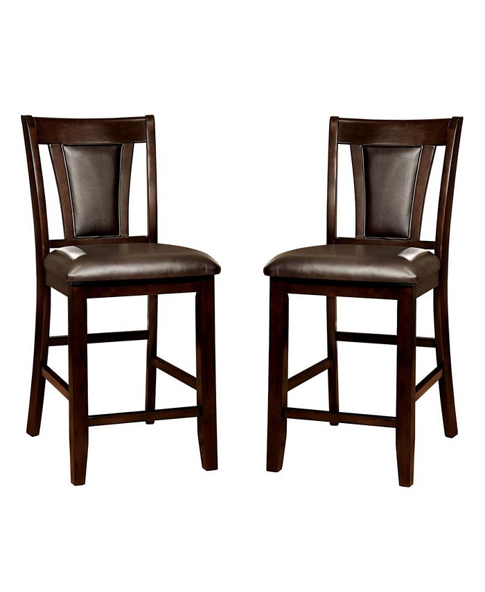 Furniture Melott Padded Counter Chairs (Set of 2) Macy's