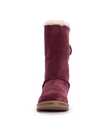 MUK LUKS Women's Ziggy Rodeo Boots - Genuine Wool Lined, Memory Foam Insole, Water Resistant, Indoor/Outdoor - View #8